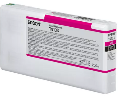 T913300 Cartucho Epson UltraChrome HD T913 Magenta Vivo, 200ml
