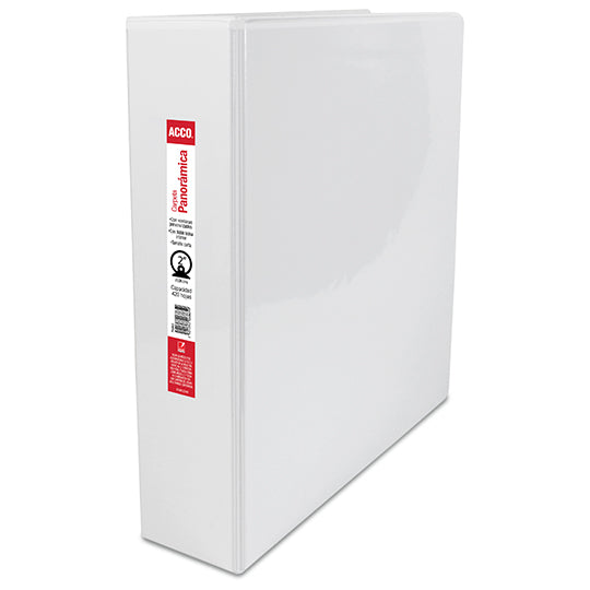 Carpeta panorama ACCO herraje O 2 pulgadas color blanco tamaño carta
