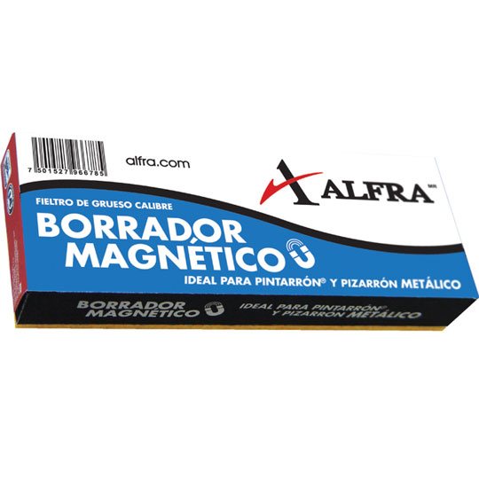 Borrador Alfra para Pizarrón Blanco y de Gis - 1 Pieza