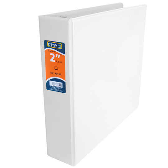 Carpeta panorámica KINERA herraje D 2 pulgadas color blanco tamaño carta