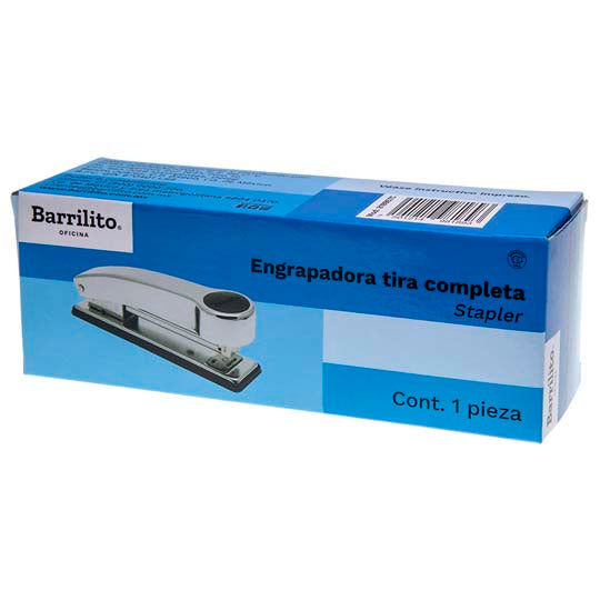 Engrapadora tira completa BARRILITO engrapadora metálica acabado cromo