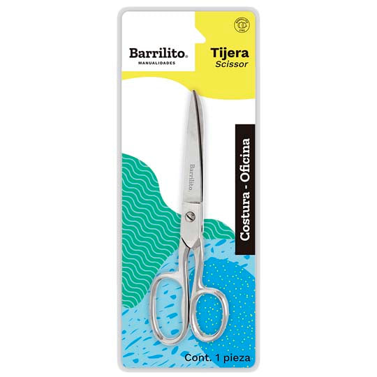 Tijera oficina-costura BARRILITO 17.7 cm