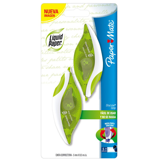 Corrector de Cinta Dry Line de 8.5 Metros - Estuche con 2 Piezas