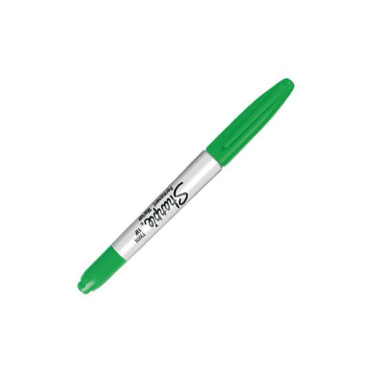 Marcador SHARPIE doble punta verde