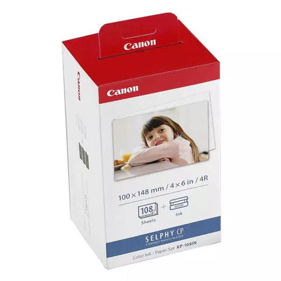 Kit Canon papel KP-108IN + tinta color