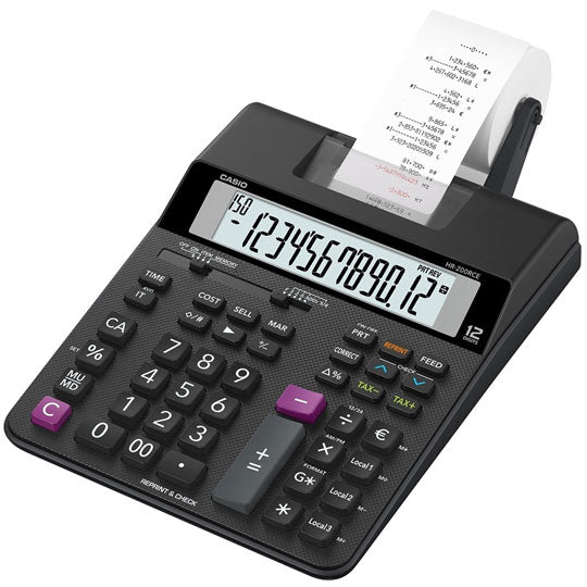 Sumadora 12 dígitos CASIO 2.0 líneas porsegundo
