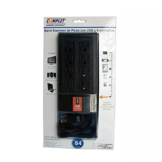 Supresor de picos COMPLET 504 Joules, BRC-1-005