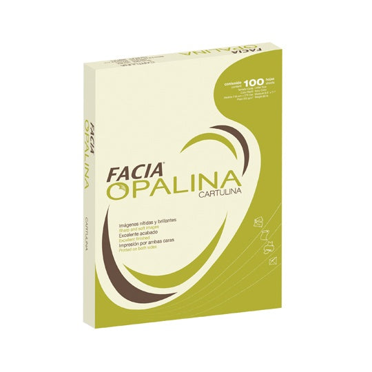 Cartulina opalina marfil carta 225g