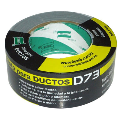 Cinta para Ducto Devek Color Plata de 48mm x 50m - 1 Pieza
