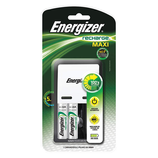 Cargador maxi AA y AAA ENERGIZER - 2 pilas
