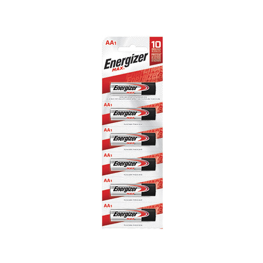 Pila alcalina ENERGIZER MAX AA blíster - 6 piezas