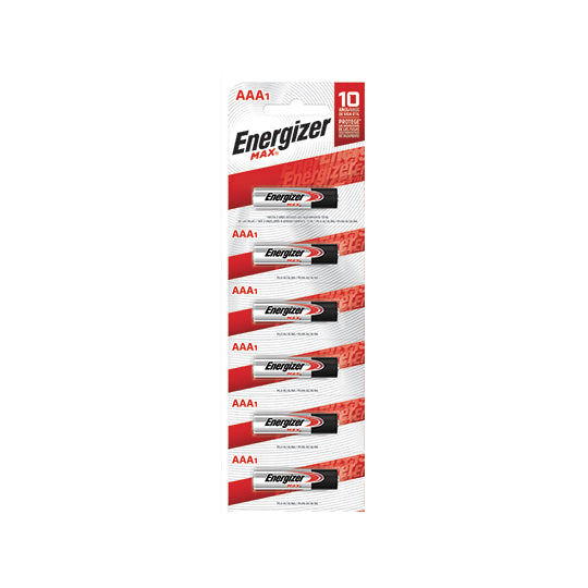 Pila alcalina ENERGIZER AAA blíster - 6 piezas