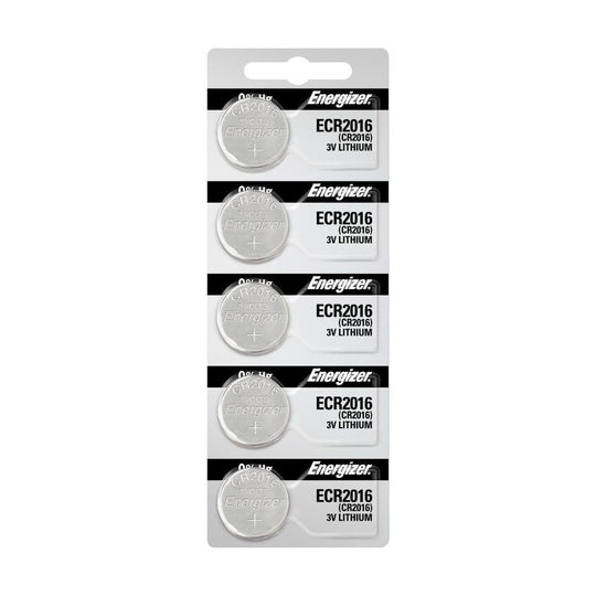Pila de litio ENERGIZER 2016 de 3.0v blíster con 5 piezas