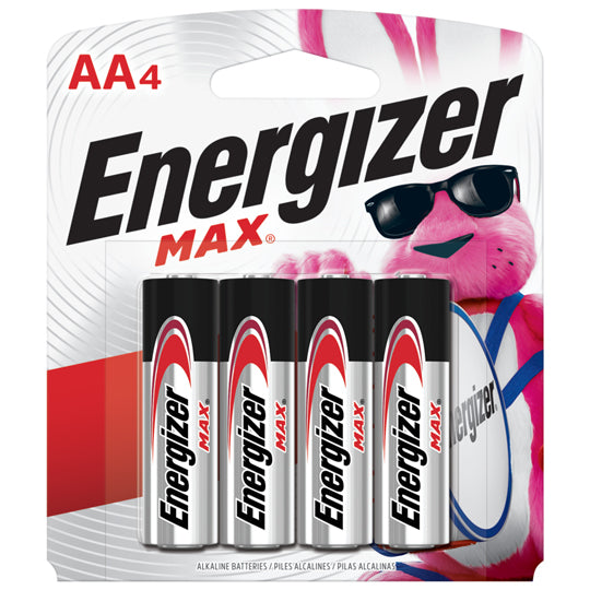 Pila alcalina ENERGIZER MAX AA blíster - 4 piezas
