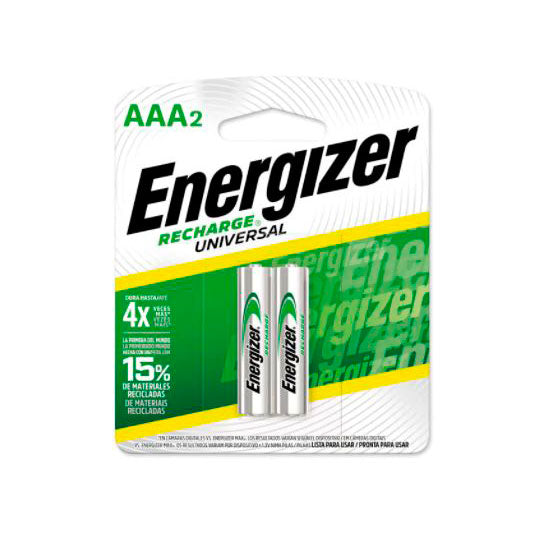 Pila recargable AAA ENERGIZER blíster - 2 piezas