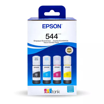 Kit tintas de color Epson T544, 4 pzas, 65ml c/u
