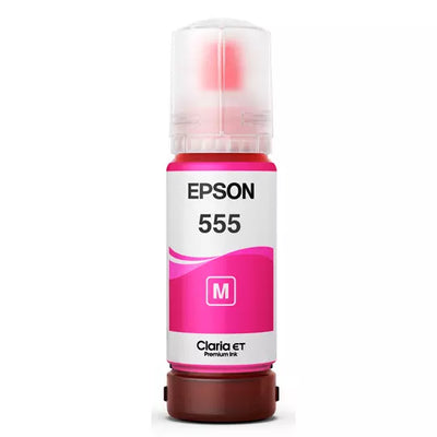 Botella de Tinta Epson T555, Magenta, 70ml, Inyección de tinta
