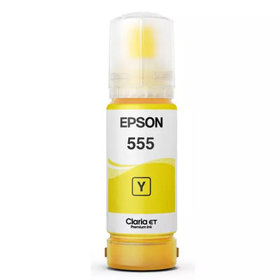 Botella de Tinta Epson T555, Amarilla, 70ml, Inyección de tinta