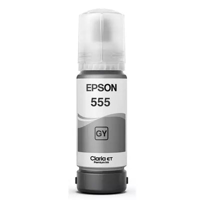 Botella de Tinta Epson T555, Gris, 70ml, Inyección de tinta