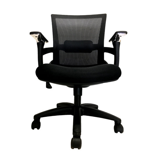 Silla ejecutiva respaldo en malla Messina ERGO color negro