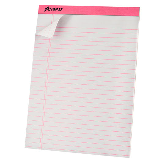 Block rosa AMPAD carta rayado 50 hojas