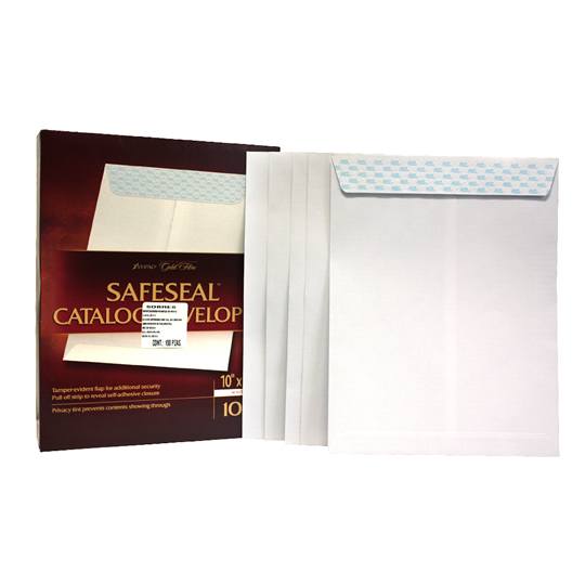 Sobre para documentos AMPAD mecanismo de seguridad color blanco tamaño 25.4 x 33cm 100 piezas por empaque