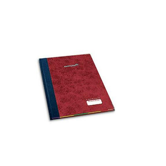 Libro florete forma francesa ESTRELLA diario 192 hojas