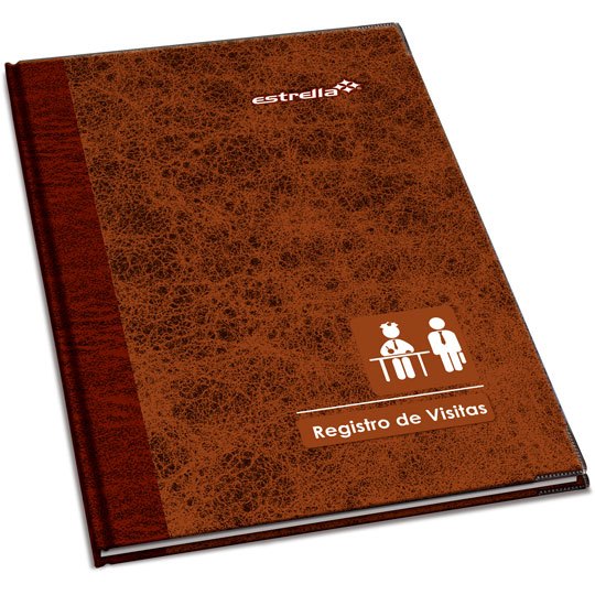 Libro de registro de visitas ESTRELLA