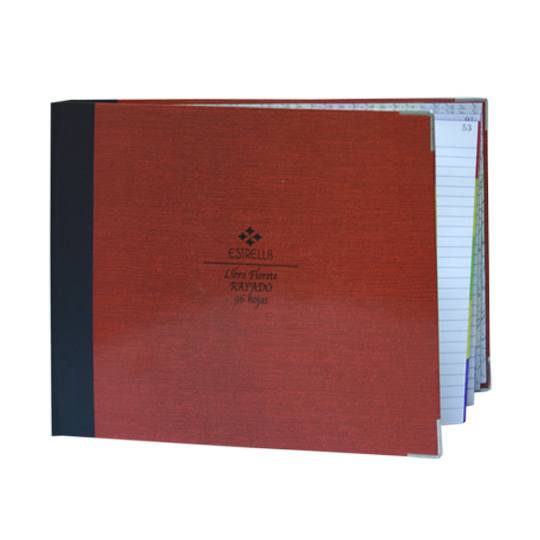 Libro florete forma italiana ESTRELLA 96 hojas
