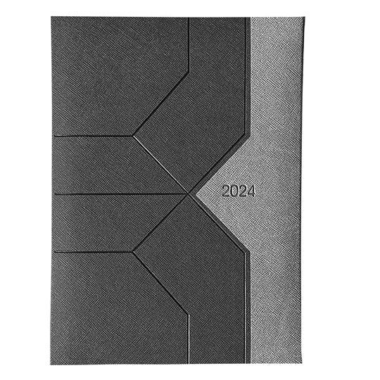 Agenda Ejecutiva Fortec 2024, Negra/Gris - 1 Pieza