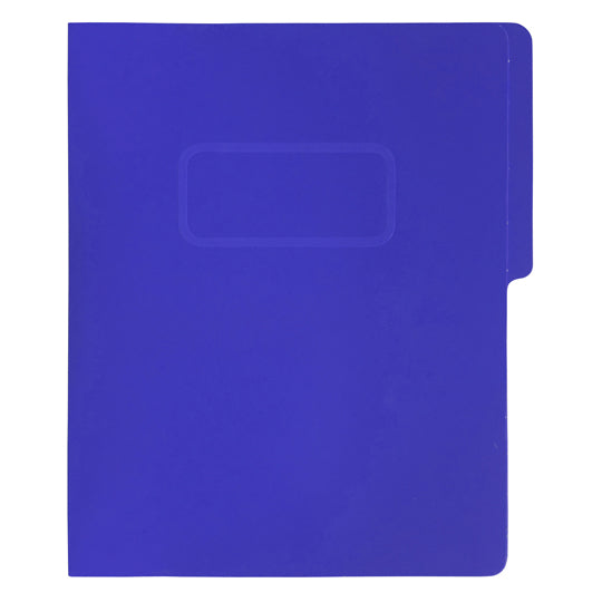 Carpeta tipo folder FORTEC pressboard con broche de 8cm color azul rey tamaño carta