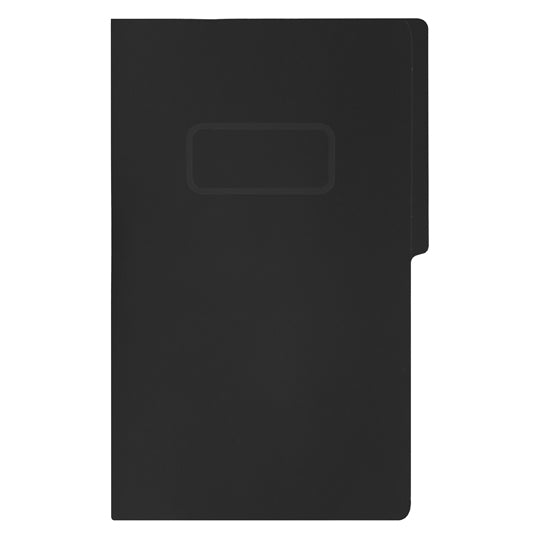 Carpeta tipo folder FORTEC pressboard con broche de 8cm color negro tamaño oficio