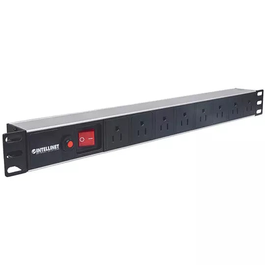 Barra Intellinet pdu 8 cont. gab/rack 19 Pulgadas, 1U