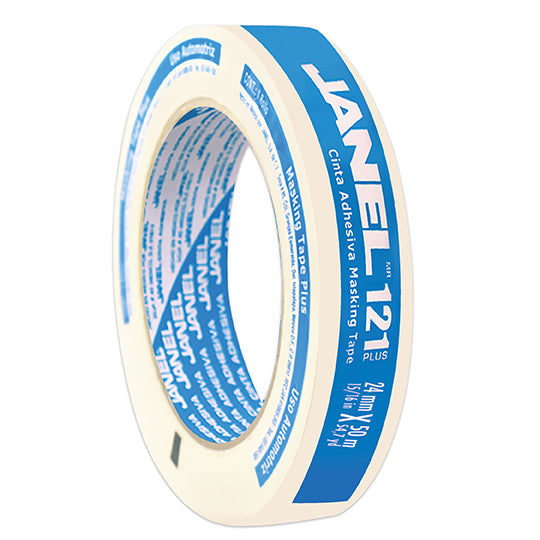 Cinta Masking Tape Janel Color Natural de 24mm x 50m - 1 Pieza