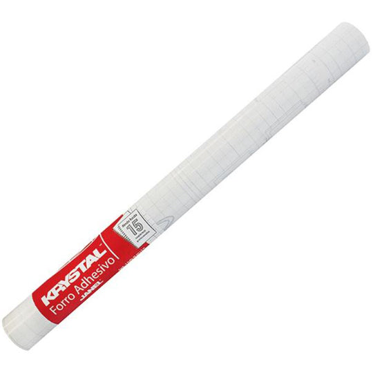 Forro Adhesivo Janel Transparente 45cm x 5m - 1 Pieza