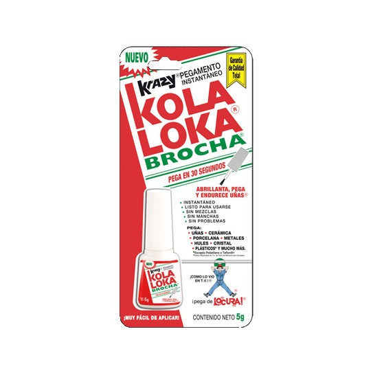Pegamento Instantáneo Kola Loka de Brocha 5gr - 1 Pieza