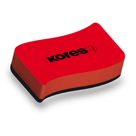 Borrador Kores para Pizarrón Blanco, Color Rojo/Negro - 1 Pieza