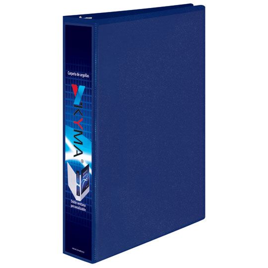 Carpeta KYMA herraje en O 1 pulgada en azul marino tamaño carta