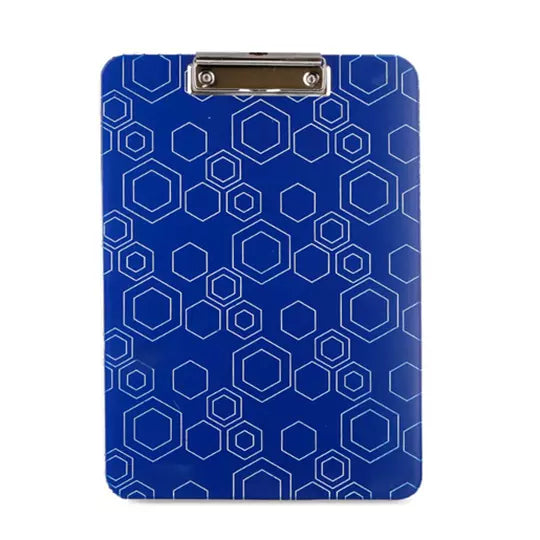 Tabla Agarrapapel KYMA Acridis Color Azul Herraje Clip Tamaño Carta
