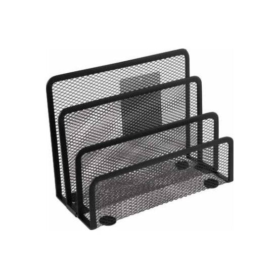 Porta Documentos MAE de Malla Metálica, Negro - 1 Pieza