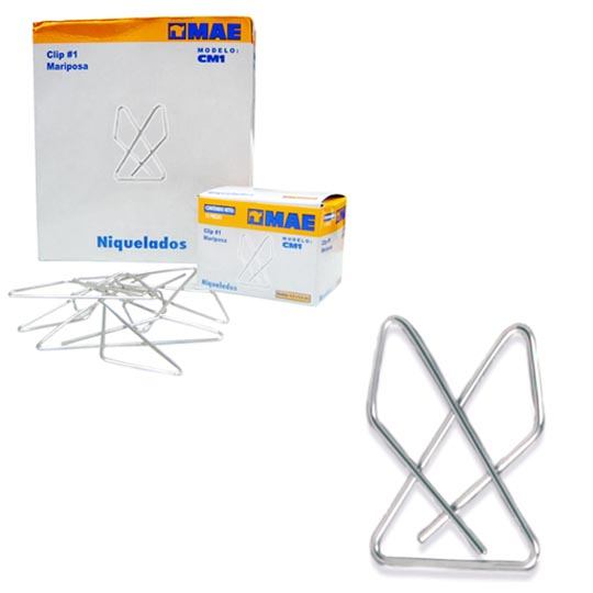 Clip MAE Mariposa no. 1 - caja con 12 piezas