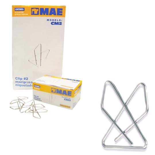 Clip MAE Mariposa no. 2 - Caja con 50 piezas