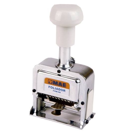 Foliador semiautomatico de 6 digitos MAE - 1 pieza