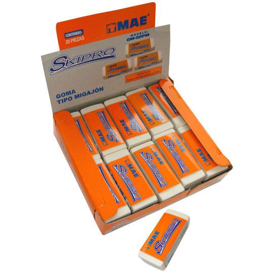 Goma Mae tipo migajón - caja con 20 piezas