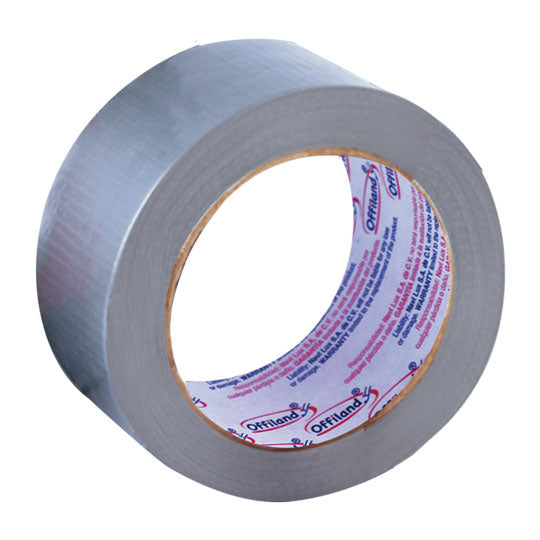 Cinta de Ducto Offiland Color Plata de 48mm x 50m - 1 pieza
