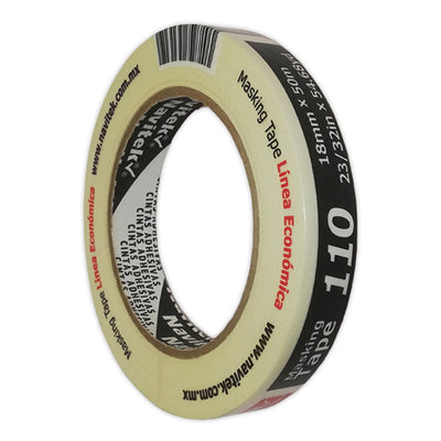 Cinta Masking Tape Navitek Color Natural de 18mm x 50m - 1 Pieza