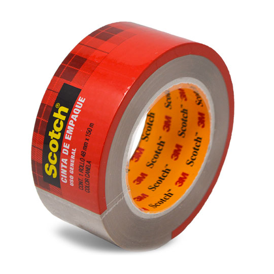 Cinta de Empaque Scotch Canela de 48mm x 150m - 1 pieza