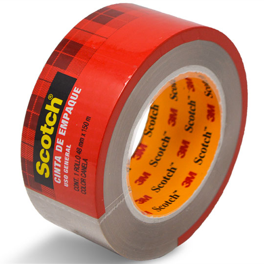 Cinta de Empaque Scotch Canela de 48mm x 50m - 1 pieza