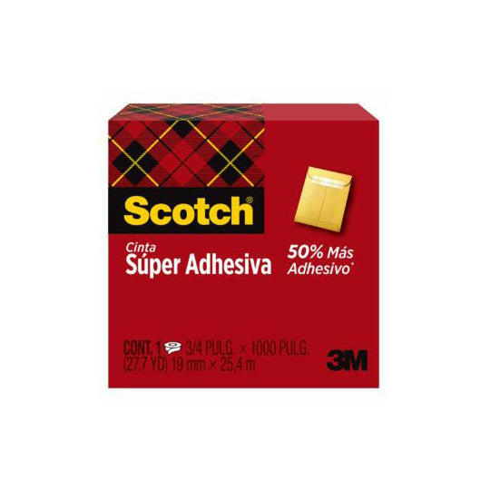 Cinta Adhesiva Scoth Transparente 19mm x 25.4m - 1 Pieza