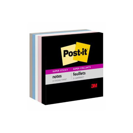 Block de Notas Adhesivas Post-it, Surtido Neon - Block con 450 Notas